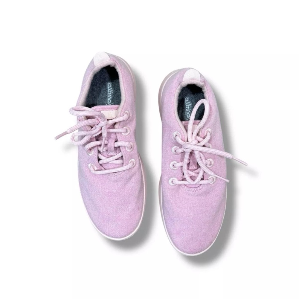 Woman's AllBirds Size 10 Pink Wool Runner Shoes